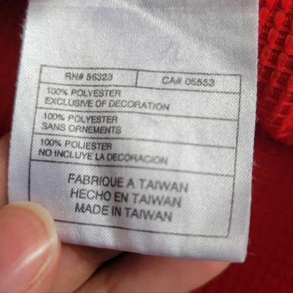 Nike Sphere Dry Men's Golf Bright Red Casual Polo Short Sleeve Shirt - Picture 7 of 8